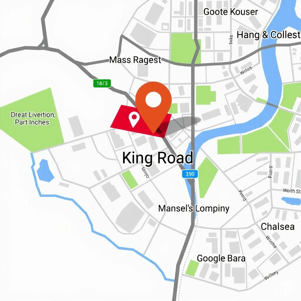 Google Maps showing Webliney office location