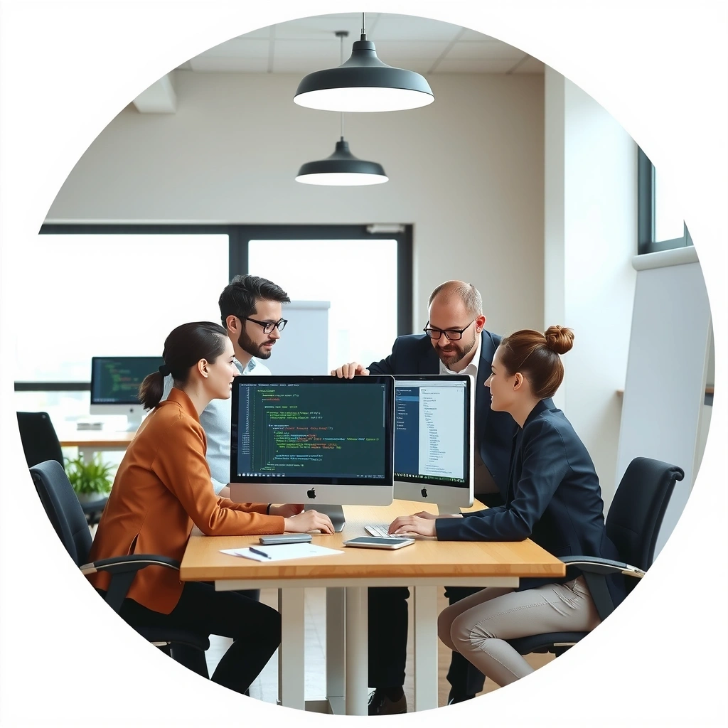 Team collaboration and web development process