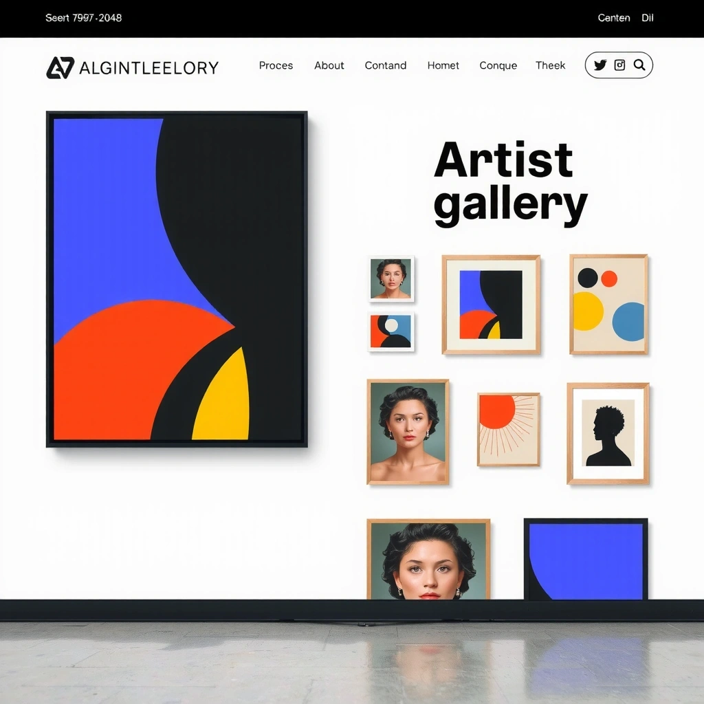 Artist Gallery Website