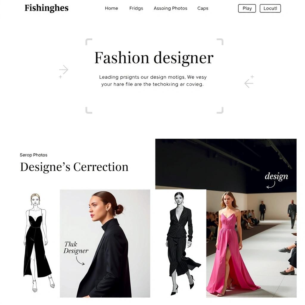 Fashion Designer Portfolio