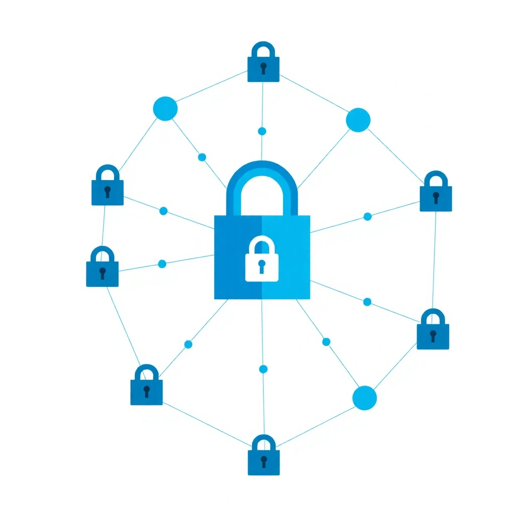 Data sharing and security illustration